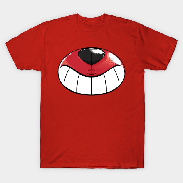 Pool toy muzzle, red T-Shirt by Pawgyle